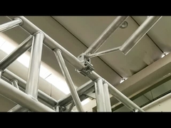 Gemakkelijk assembleer de Bundel van het Sponaluminium de Openluchthandel Cabine toont