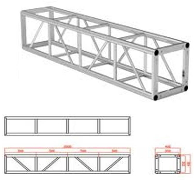 Event Aluminum Bolt Square Box Truss Structure