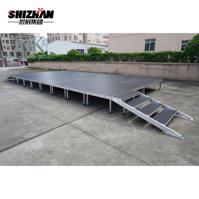 Heavy Duty DJ Event Lighting Aluminium Truss Stage Movable Portable