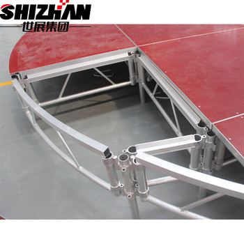 Outdoor Portable And Lightweight Aluminum Stage Platforms Of Load Bearing Safety