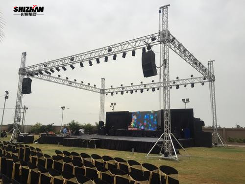 Grace Aluminum Stage Truss Mobile DJ Portable Lighting Stand Truss Display