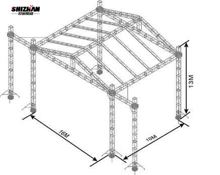 Grace Aluminum Stage Truss Mobile DJ Portable Lighting Stand Truss Display