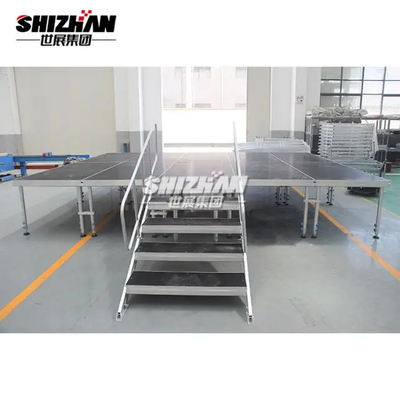 Adjustable Height 0.6-1m Architectural Aluminum Profiles for 4 Floors and Stairs