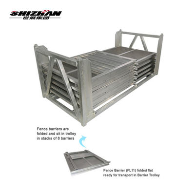 Steel Safety Door Portable Parking Barrier For Event