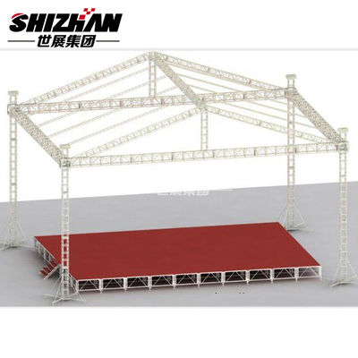 Light Square Aluminum Bolt Truss Silver Color 200x200mm 250x250mm