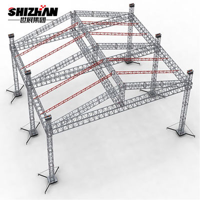 300*300mm Design Plate Bolt Truss Frame Aluminum Bolt Truss Manufactures Event