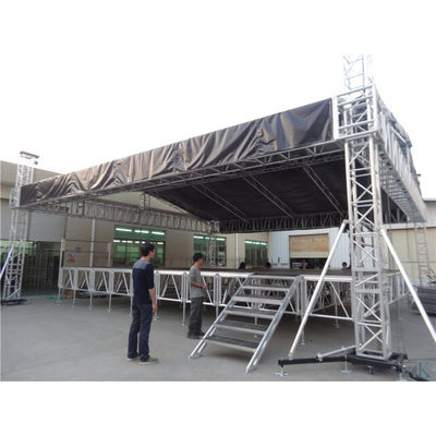 Aluminum Alloy 6082-T6 Metal Stage Truss Length Customized