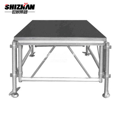 Non Slip Outdoor  4 X 8 Portable Music Concert Stage Moving Tent Aluminum Platform