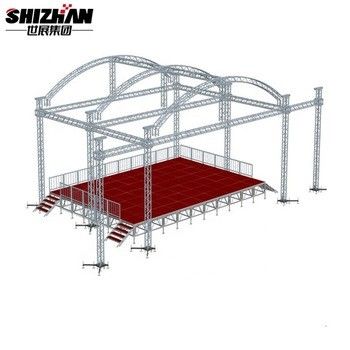 Speed Roof Truss Aluminum Collapsible Live Concert Stage Platform System