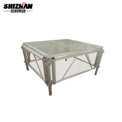 1.22*1.22m Aluminum Rock Concert  Glass Stage Portable Floor Platform