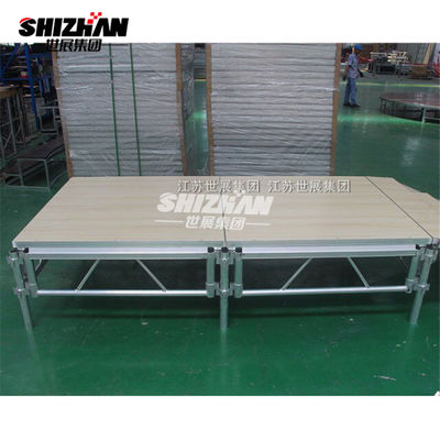 Aluminum Portable Stage With Wooden Portable Platform