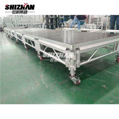 Aluminum Portable Stage With Wooden Portable Platform