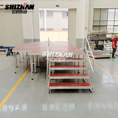 TUV certificated Durable Adjustable Legs Aluminum Outdoor Event Concert Stage Platform
