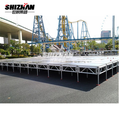 TUV Aluminum Stage Platforms Lightweight Durable Movable Easy Install Assembly Folding