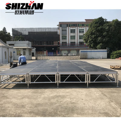 TUV Aluminum Stage Platforms Lightweight Durable Movable Easy Install Assembly Folding