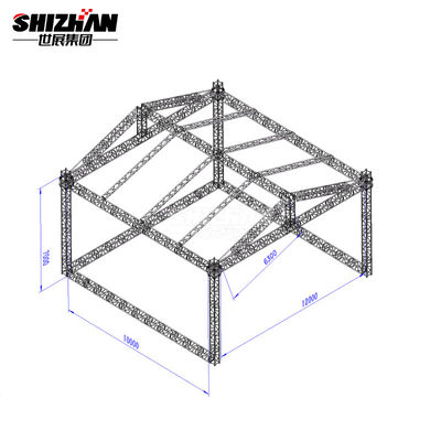 OutdoorAlloy Truss Concert Stage Aluminum Lighting Truss Roof System