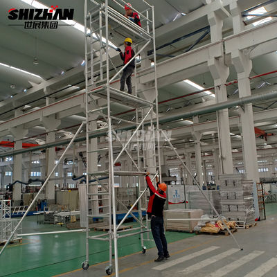 Easy Install Mobile Aluminum Scaffolding Tower 3m 12m Height