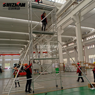 Easy Install Mobile Aluminum Scaffolding Tower 3m 12m Height