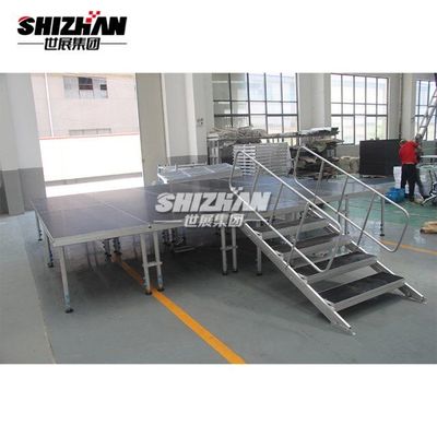 1.22x2.44m Black Aluminum Stage Platforms Outdoor