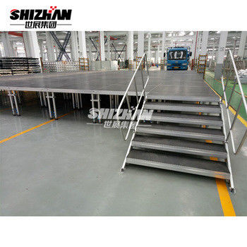 1.22x2.44m Black Aluminum Stage Platforms Outdoor