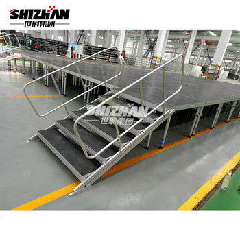 1.22x2.44m Black Aluminum Stage Platforms Outdoor