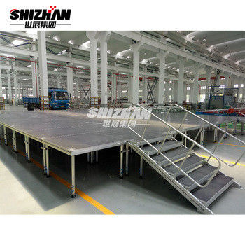 1.22x2.44m Black Aluminum Stage Platforms Outdoor