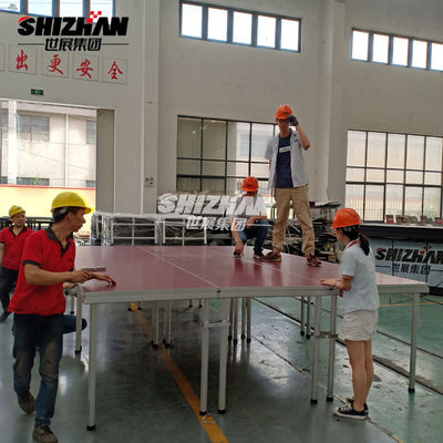 1.22x2.44m Black Aluminum Stage Platforms Outdoor