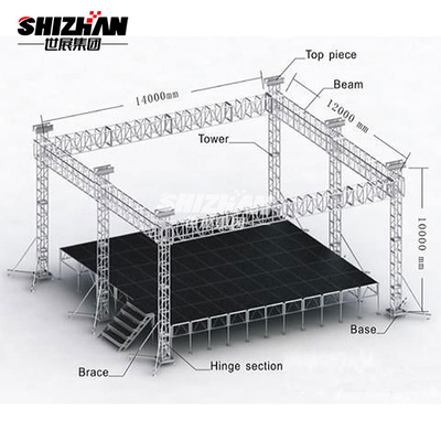 Portable Ladder Bolt Truss Aluminum Ladder Truss Frame Event 6082-T6