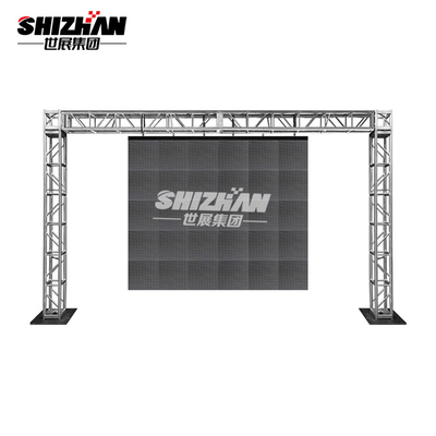 Electric galvanized Aluminium Truss Frame With Step Repeat Banner