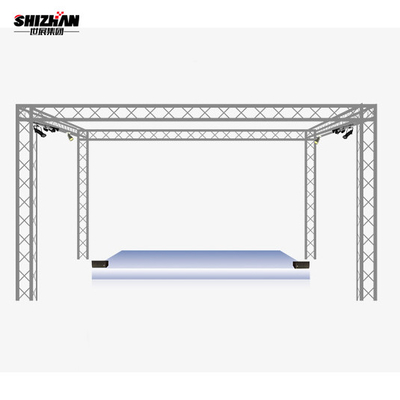 Stage Lighting Aluminum Spigot Truss 300x300mm For Concert