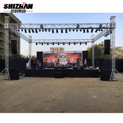Aluminum Led Screen Display Truss Event Stage Outdoor Concert  Customized