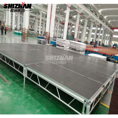 Customizable Outdoor Concert Stage Truss Project Aluminum Stage Platform with Adjustable Height 0.4-0.6m