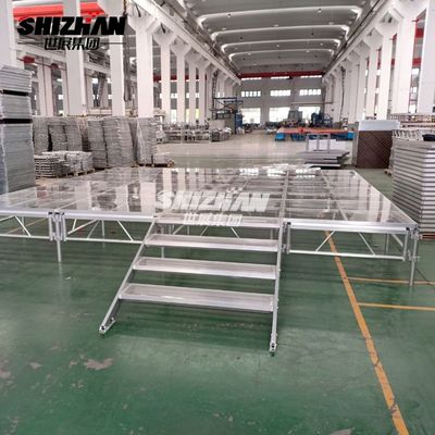 aluminium Easy assemble acrylic platform wedding stage