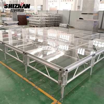 aluminium Easy assemble acrylic platform wedding stage
