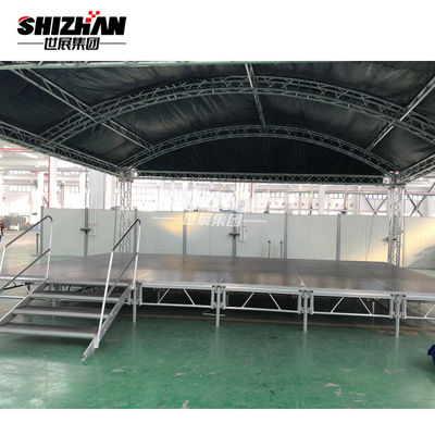 movable Aluminum Stage Platforms Wedding Fashion Show Mobile Aluminum Truss Light Podium